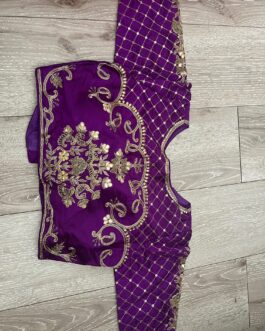 ready to wear purple work blouse