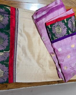 Uppada Cream Saree