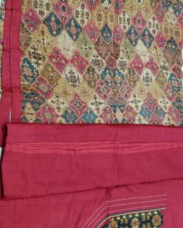Tussar Printed Suit Set