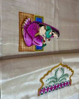 Mughal Art Painted Blouse