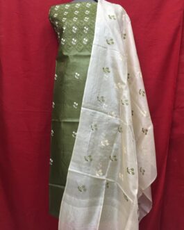 Tussar Embroidary Suit Set