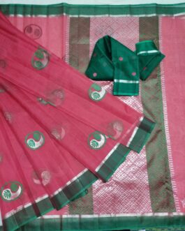 Red Pure Zari Kota