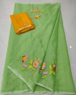 kota saree embroidary motif