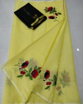 kota saree embroidary motif