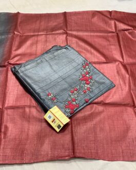 Tussar embroidary Dress