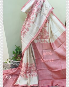 Printed Pure Gachi by Gachi Tussar Silk